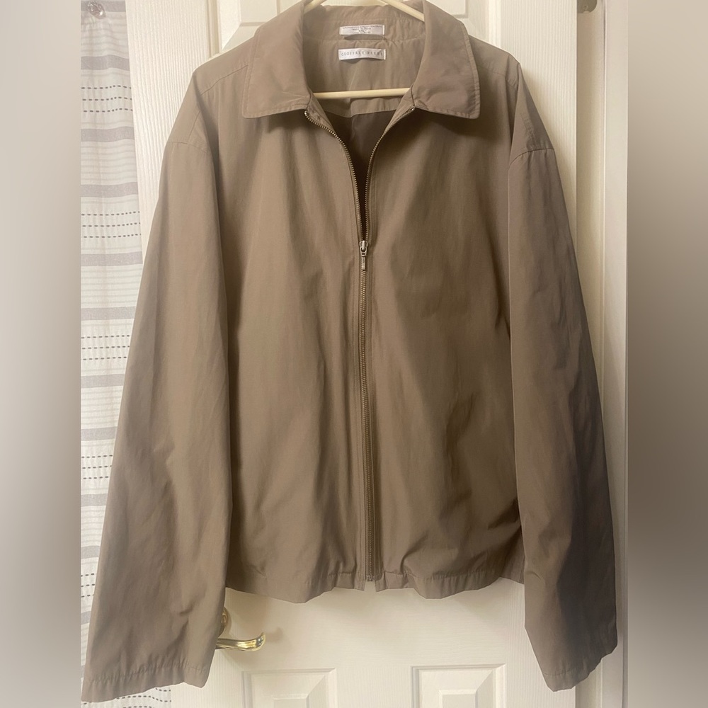 Geoffrey Beene Men's Lightweight Zip Up Jacket Size XXL